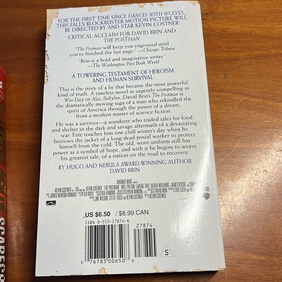 📌3 Pocket Books David Brain Postman, Reilly Scarecrow, Zahn Conquerors Legacy - Picture 6 of 12